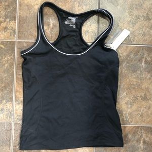 Black razor back tank